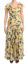 Load image into Gallery viewer, Dolce &amp; Gabbana Floral Elegance Silk Pleated Maxi Dress
