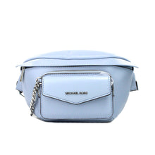 Load image into Gallery viewer, Michael Kors Maisie Large Pale Blue 2-n-1 Waistpack Card Case Fanny Pack Bag
