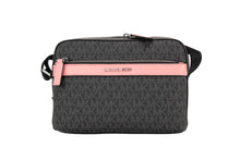 Load image into Gallery viewer, Michael Kors Cooper Small Black Pink Signature PVC Utility Crossbody Bag
