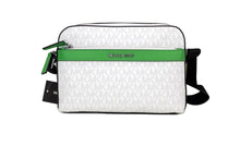 Load image into Gallery viewer, Michael Kors Cooper Small Bright White Palm Signature PVC Utility Crossbody Bag
