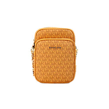 Load image into Gallery viewer, Michael Kors Jet Set Cider PVC Flight Leather North South Chain Crossbody Bag
