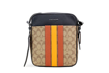 Load image into Gallery viewer, COACH Hudson 21 Signature Varsity Stripe Coated Canvas Crossbody Bag
