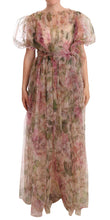 Load image into Gallery viewer, Dolce &amp; Gabbana Floral Print Nylon Maxi Dress
